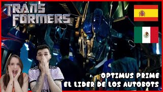 ESPAÑOLES REACCIONAN A DOBLAJE LATINO VS ESPAÑOL DE OPTIMUS PRIMETRANSFORMERS [upl. by Leirol]