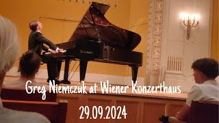 Greg Niemczuk in Wiener Konzerthaus  Highlights from debut performance  29092024 [upl. by Ahsenroc552]