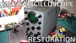 Vintage Kikusui OP31C Vacuum Tube Oscilloscope Restoration [upl. by Bazar]