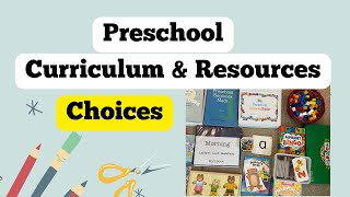 Preschool Curriculum Choices and Tools For Homeschooling [upl. by Ailalue]