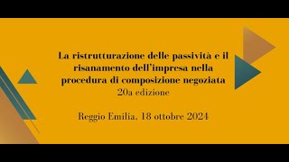 19  IV SESSIONE  COMPOSIZIONE NEGOZIATA E FISCO  Andreani [upl. by Ayifas]