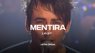 La Ley  Mentira Lyric Video  CantoYo [upl. by Pogah]