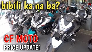 CF MOTO lang malakas CF MOTO Price Updates [upl. by Ydnirb711]