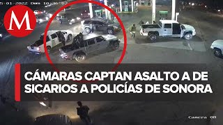 Sicarios despojan a policías estatales de sus patrullas Sonora [upl. by Eiramrefinnej]