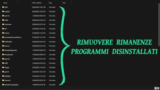 Come Rimuovere le Rimanenze dei Programmi Disinstallati su Windows [upl. by Eelaroc]