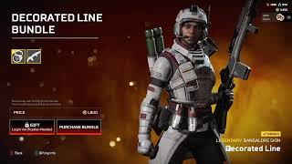 Legendary Bundle for Bangalore Decorated Line S15 Store Update Apex Legends Highlight Jan23 [upl. by Siron620]