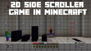 I made a 2D Minigame in Minecraft [upl. by Nilesoy432]