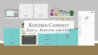 How to paint a cabinet door second coat [upl. by Mei289]