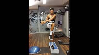 Functional Fitness Workouts  KInesis Twist n Flex off Step [upl. by Ethbin]