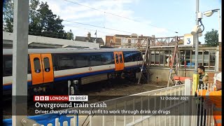 Wast Ham murder  man sentenced  Overground train crash driver charged UK [upl. by Becki335]