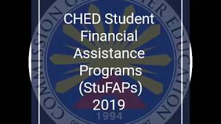 CHED Student Financial Assistance Programs StuFAPs2019 [upl. by Ahsets]