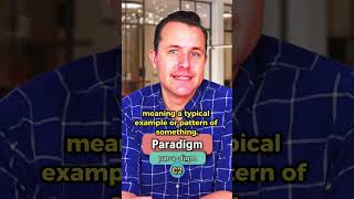 Paradigm  Meaning Pronunciation Synonyms and an Example Sentence English Word of the Day [upl. by Edna]