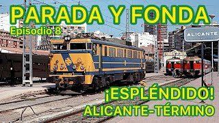 Reportaje de TRENES y LOCOMOTORAS en LA ESTACIÓN DE FERROCARRIL de AlicanteTérmino Renfe PYF08 [upl. by Cassell]