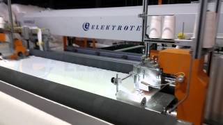 HEMMER  Auto Hemming Station For Mattress Production [upl. by Eissirc598]