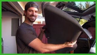 Removing Rear Liftgate Trim Panel Chevy Trailblazer EXT 2002 amp Manually Unlocking Liftgate [upl. by Hartnett330]