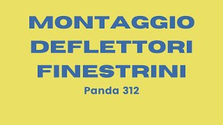 Montaggio deflettori finestrini [upl. by Cuttie]