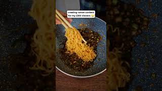 Creating ramen content for my 2300 viewers 🥲 ramen [upl. by Tsirc]