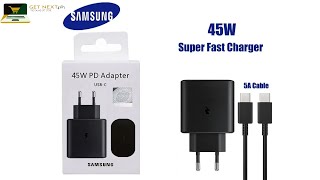 Samsung 45W PD Charger  For Galaxy S and Note Series [upl. by Atsirk]