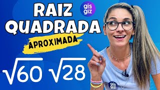 RAIZ QUADRADA NÃO EXATA \Prof Gis [upl. by Pentha699]