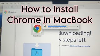 How to Install Chrome In MacBook [upl. by Amalee]