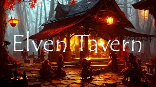 Elven Tavern in Mirkwood  Lord of the Rings Tavern Ambience  1 Hour Middleearth Inn Music ASMR [upl. by Shwalb]