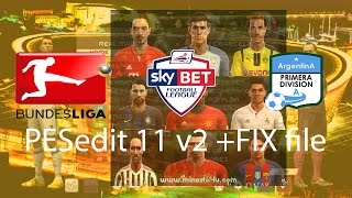 PES 2013 PESEdit 110 V 20 PATCH FINAL 2017FIX FILE [upl. by Lener]