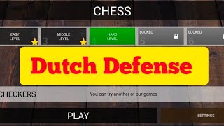 How to Play Dutch Defense Part  1 [upl. by Knipe]