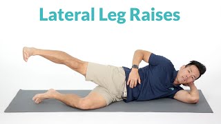 Lateral Leg Raises For Lower Back Pain [upl. by Yort]