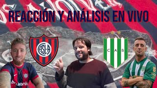 REACCION Y ANALISIS EN VIVO de SAN LORENZO DE ALMAGRO vs BANFIELD  FECHA 16 LIGA PROFESIONAL 2024 [upl. by Davie]