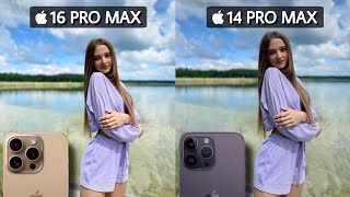 iPhone 16 Pro Max Vs iPhone 14 Pro Max Camera Test Comparison [upl. by Ynattirb]