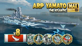 Battleship quotARP Yamatoquot with 14 seconds reload  World of Warships [upl. by Miza]