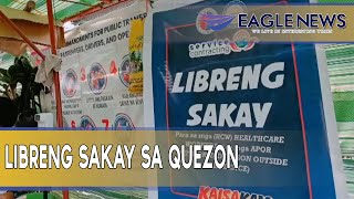 Libreng sakay program Malaking tulong sa mga frontliners at essential workers sa Quezon [upl. by Aetnuahs]