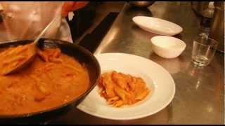 Making Penne Vodka at Raos  Caesars Palace Las Vegas [upl. by Aliab]