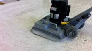 ORBITZ Surface Preparation Machine Polishing Terrazzo Floor [upl. by Ardnoyek]