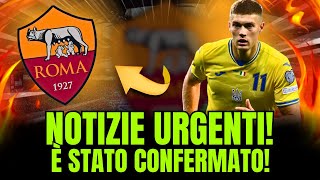 NOTIZIE URGENTI NUOVO GIOCATORE DELLA ROMA È STATO CONFERMATO NOTIZIE DA ROMA [upl. by Itirahc550]