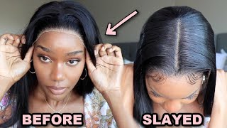 How To Transform A Basic Lace Wig To Look Natural  Tutorial  Cynosure Hair Twingodesses [upl. by Arihsaj692]