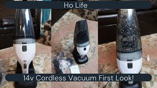 HoLife 14v Cordless Wet and Dry vacuum cleaner  First Look amp Demonstration [upl. by Paulina]