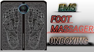 EMS Foot Massager How to Use  Benefits Unboxing and Review  Naveen Unboxing Vlogs [upl. by Nelle]