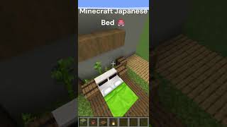 Minecraft Japanese Bed🏯 minecraft bed japan [upl. by Aimac]