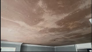 How to plaster a ceiling [upl. by Enyrhtac35]