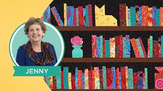 Make a quotBook Reviewquot Quilt with Jenny Doan of Missouri Star Quilt Co Video Tutorial [upl. by Celia]