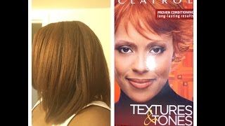 Clairol Textures And Tones Hair Color System Review And Application Afo Textured Hair [upl. by Yraillih]