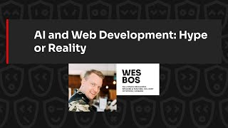 AI and Web Development Hype or Reality – Wes Bos JSNation 2023 [upl. by Larentia715]