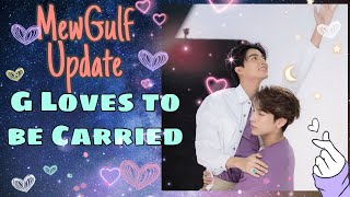 MewGulf Update ENG SUB Gulf Loves Being Carried  Playmore Ad Behind the Scenes PlaymorexMewGulf [upl. by Ahsahs264]