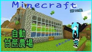 【Minecraft】117原味生存第12集 自動甘蔗機自動化時代開啟【當個創世神】 [upl. by Ulrick505]