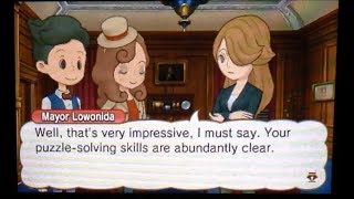 Laytons Mystery Journey Part 9 Mayor Lowonida [upl. by Senaj130]