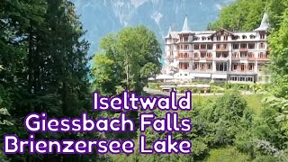 Switzerlands Beautiful Iseltwald  Giessbach Waterfalls  Amazing Brienzersee Lake [upl. by Schuster534]