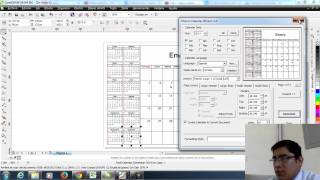 Corel Draw  CALENDARIO [upl. by Dnalwor]