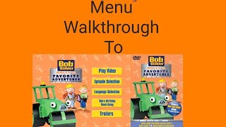 Bob the Builder Roleys Favorite Adventures 2004 DVD Menu Walkthrough [upl. by Claire]