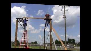 20x40x12 Steel Truss Pole Barn Part 2 How We Install Trusses And Purlins [upl. by Nairam115]